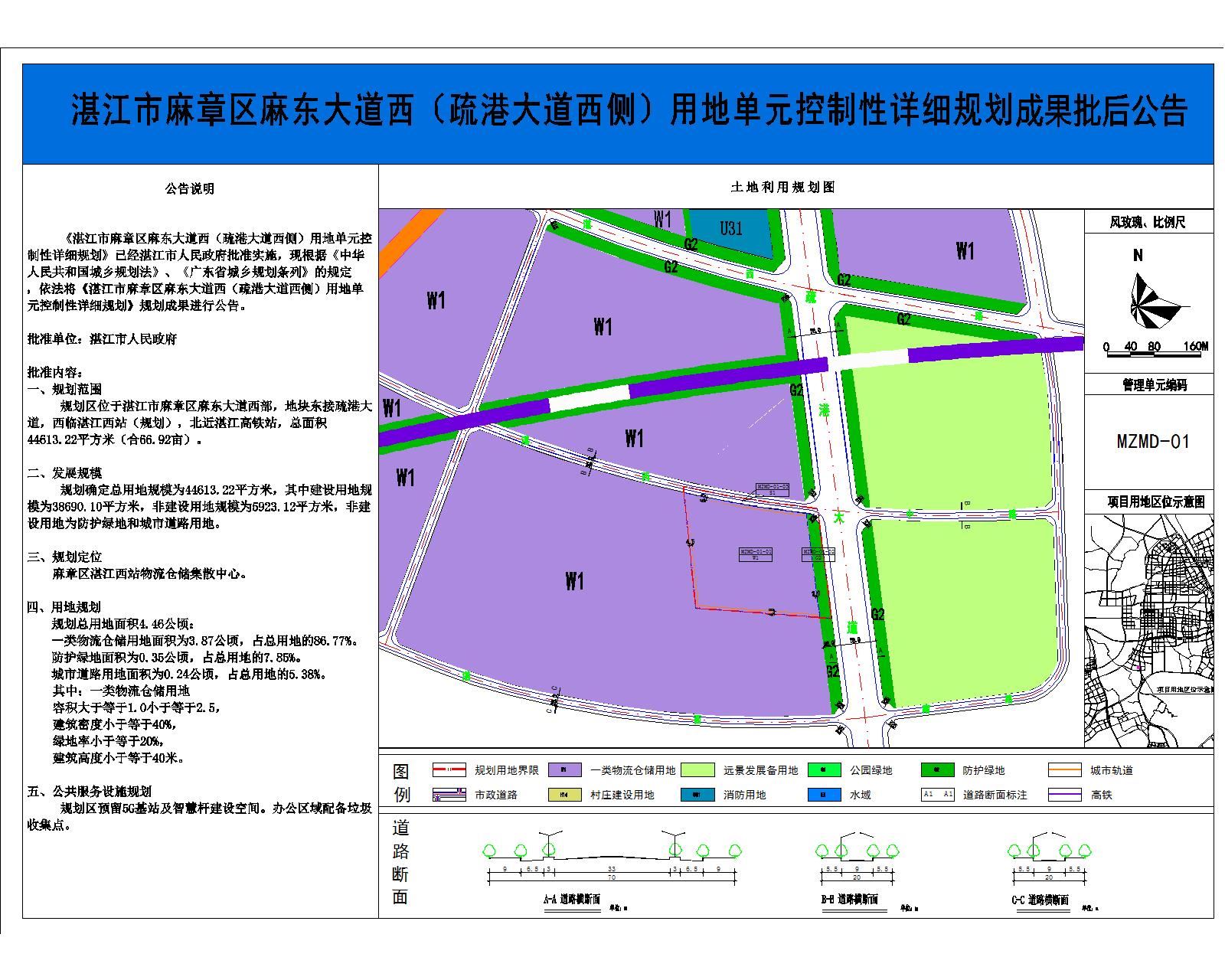 鸭脖体育app官网下载入口手机版市麻章区麻东大道西(疏港大道西侧)用地单元控制性详细规划公告.jpg